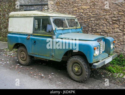 L'emblématique Land Rover véhicule quatre roues motrices Banque D'Images