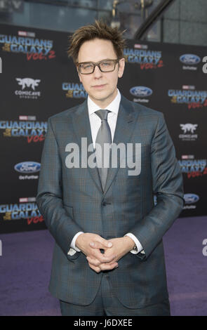 La première mondiale de Marvel Studios' 'gardiens de la Galaxie Vol. 2.' - Arrivées avec : James Gunn Où : Hollywood, California, United States Quand : 19 Avr 2017 Credit : pouvoirs/WENN.com Eugene Banque D'Images