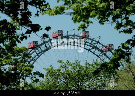 Vienne tourisme autrichiens grande roue Roue Tourisme Roue emblème géant Banque D'Images