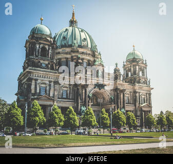 Berlin, Allemagne - le 19 mai 2017 : la cathédrale de Berlin (Berliner Dom) à Berlin, Allemagne. Banque D'Images