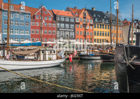 Copenhague nyhavn Banque D'Images