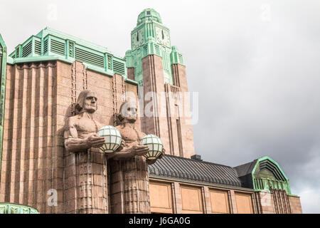 La gare centrale d'helsinki Banque D'Images