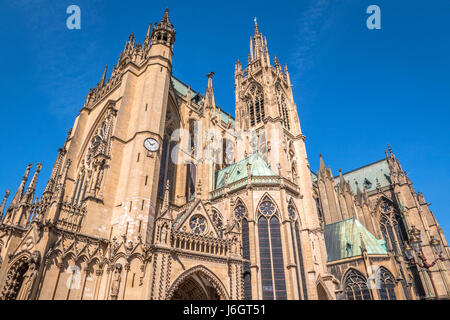 Cathédrale de Metz France Banque D'Images