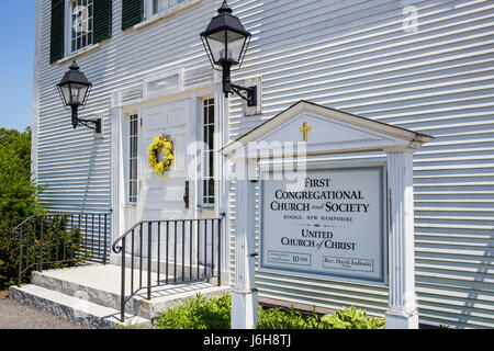 First Congregational Church de Rindge, New Hampshire Banque D'Images