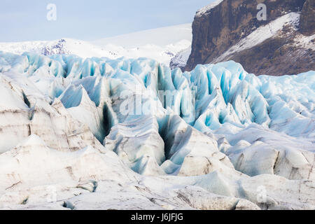 Le parc national des Glaciers Islande Skaftafell Banque D'Images