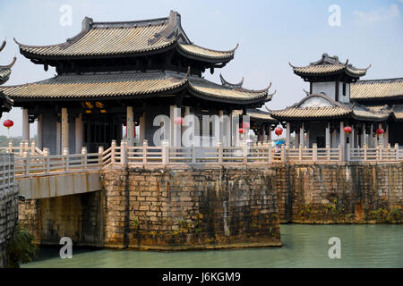 Guangji Xiangzi (Chaozhou) pont à Chaozhou town, Guangdong, Chine. Banque D'Images