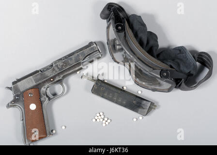 Close up de gouvernement militaire colt m1911 Banque D'Images