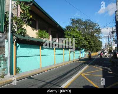 08232 Punta Santa Ana Manille Barangays Schoos Felix Y. Manalo Street 23 Banque D'Images