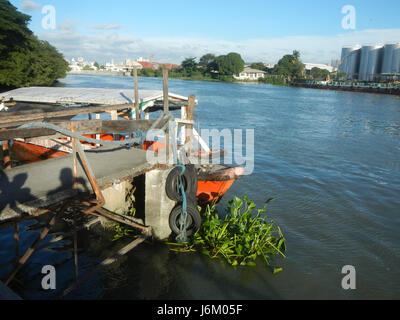 08765 Punta Santa Ana Manille Park Rivière Pasig Pandacan Beata Street 04 Banque D'Images