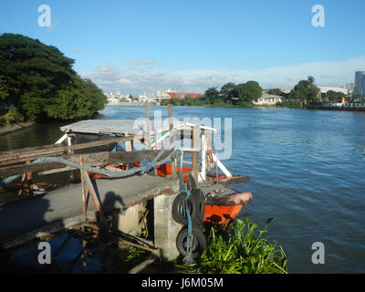 08765 Punta Santa Ana Manille Park Rivière Pasig Pandacan Beata Street 09 Banque D'Images