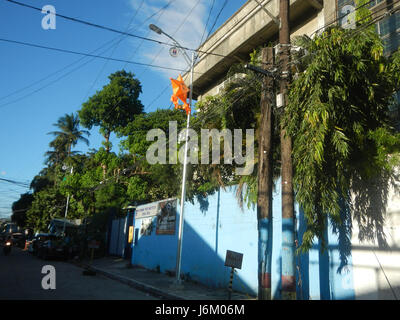 08792 Punta Santa Ana Manille Park Rivière Pasig Pandacan Beata Street 08 Banque D'Images