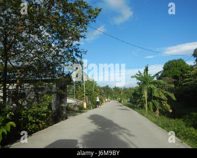 0601 rizières Bagong Silang Ilog-Bulo San Miguel marché agricole de Bulacan Road 10 Banque D'Images