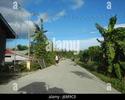 0601 rizières Bagong Silang Ilog-Bulo San Miguel marché agricole de Bulacan Road 11 Banque D'Images