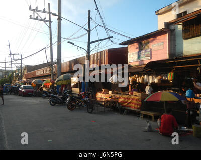 07679 Marché Pampanga Juan Luna Street Gagalangin Tondo, Manille 02 Banque D'Images