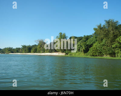 09541 Rives Pulilan Plaridel Bulacan 02 construction d'enrochement Banque D'Images