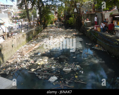 09700 Santa Cruz Tondo, Manille Tayuman Drainage 09 Pont Estero Banque D'Images