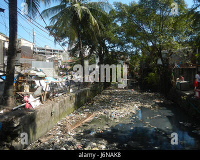 09700 Santa Cruz Tondo, Manille Tayuman Drainage 10 Pont Estero Banque D'Images