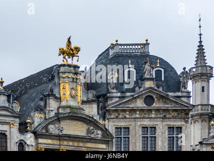 Architecture de Mignon Bruxelles centre ville, Belgique Banque D'Images