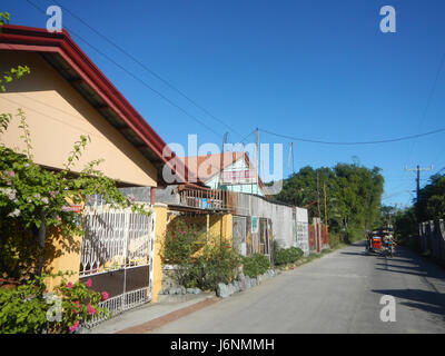 07532 San Rafael Memorial Park Highway San Roque Bulacan ferme au marché Road 02 Banque D'Images
