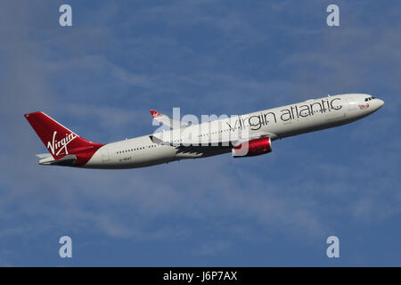 A330 de Virgin Atlantic Banque D'Images