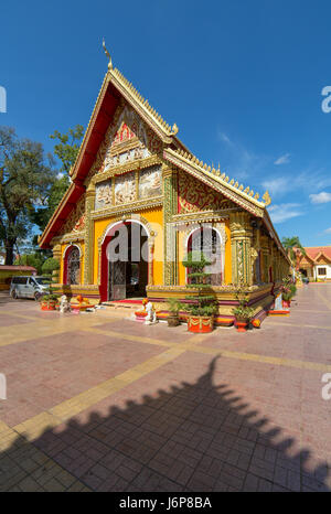 Wat Si Muang, temple bouddhiste de Vientiane, Laos Banque D'Images