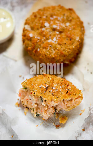 Thai prawn fishcakes Banque D'Images