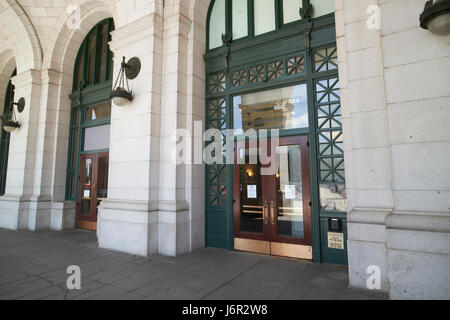Siège et bureaux de l'Amtrak Union station gare Washington DC USA Banque D'Images