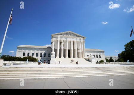 Bâtiment de la Cour suprême des États-Unis Washington DC USA Banque D'Images