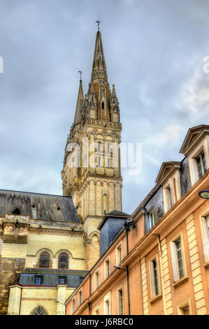 La Cathédrale Saint Maurice d'Angers en France Banque D'Images