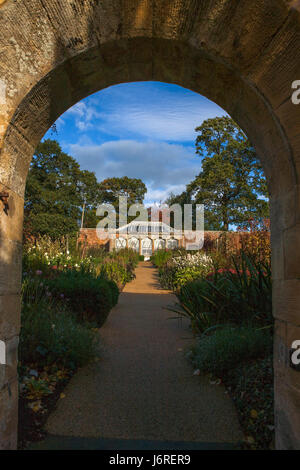 La cuisine et le jardin clos de l'orangerie, Abbotsford House, Melrose, Scottish Borders Banque D'Images