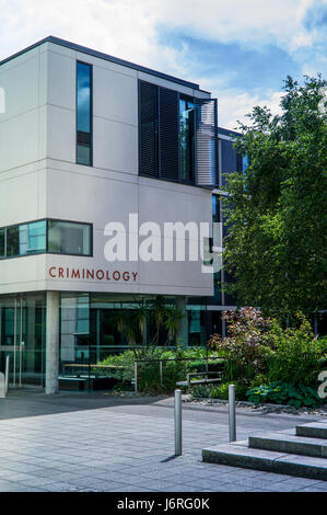 Le nouvel Institut de criminologie de l'édifice, achevé en 2005, sur le site de Sidgwick. L'Institut fait partie de l'Université de Cambridge. Banque D'Images