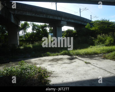 Passerelle de l'autoroute 09840 Marcos Pasig Santolan TLR 12 Banque D'Images