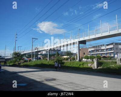 Passerelle de l'autoroute 09840 Marcos Pasig Santolan TLR 18 Banque D'Images