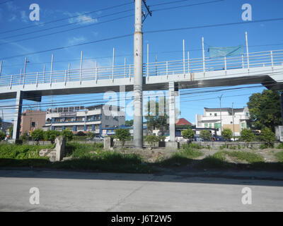 Passerelle de l'autoroute 09840 Marcos Pasig Santolan TLR 19 Banque D'Images