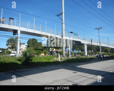 Passerelle de l'autoroute 09840 Marcos Pasig Santolan TLR 25 Banque D'Images