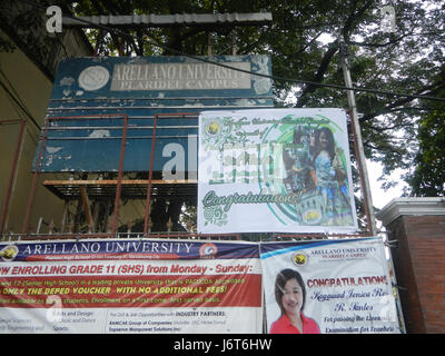 0710 Barangay Pag-Asa Arellano University Campus Plaridel Mandaluyong City 03 Banque D'Images