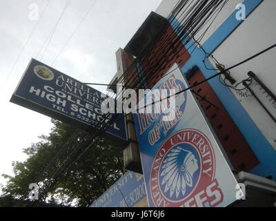 0710 Barangay Pag-Asa Arellano University Campus Plaridel Mandaluyong City 09 Banque D'Images