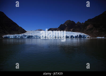 Le astoning mur de la glacier San Rafael Banque D'Images