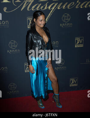 Chanteur / TV Personality Christina Milian assiste à la 9e Internationale Karma Karma "Masquerade" au salon de Liaison le 20 mai 2017 à Los Angeles, Californie Banque D'Images