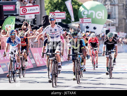 Bergame, 21 mai 2017, l'Italie Tour d'Italie (stade 14 Banque D'Images