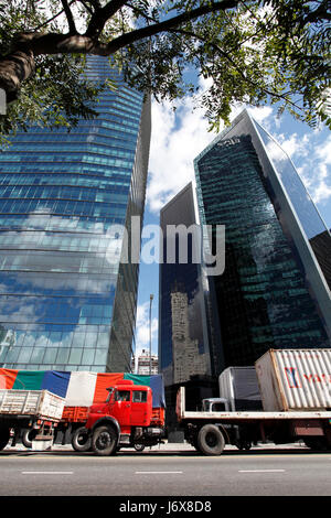 Centre-ville de Buenos Aires, la rénovation urbaine et de la régénération dans l'ancien projet quartier des docks. Banque D'Images