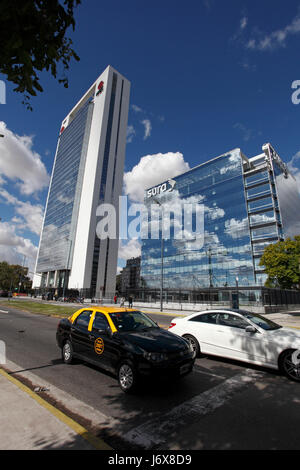 Centre-ville de Buenos Aires, la rénovation urbaine et de la régénération dans l'ancien projet quartier des docks. Banque D'Images