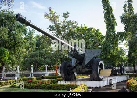 130mm Howitzer fait russe, Vientiane Banque D'Images