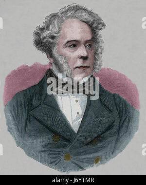 Henry John Temple, 3e vicomte Palmerston (1784-1865). Homme d'État britannique et premier ministre. La gravure, notre siècle, 1883. Banque D'Images