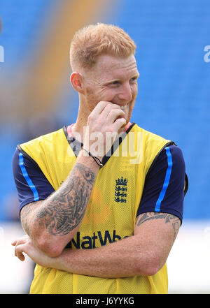 Ben Stokes en Angleterre pendant la journée des médias à Headingley, Leeds.APPUYEZ SUR ASSOCIATION photo.Date de la photo: Lundi 22 mai 2017.Voir PA Story cricket England.Le crédit photo devrait se lire comme suit : Tim Goode/PA Wire.RESTRICTIONS : usage éditorial uniquement.Aucune utilisation commerciale sans le consentement écrit préalable de la BCE.Utilisation d'images fixes uniquement.Aucune image mobile à émuler.Pas de suppression ou d'obscurcissement des logos du sponsor. Banque D'Images