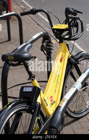 YoBike à Bristol Banque D'Images