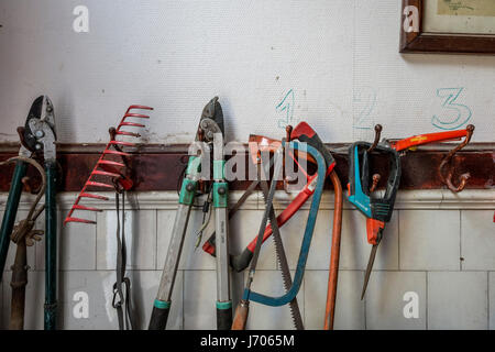 outils de jardin Banque D'Images