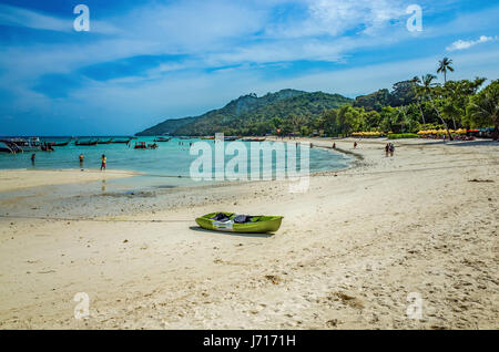 Matin beach à Phuket, en Asie Banque D'Images