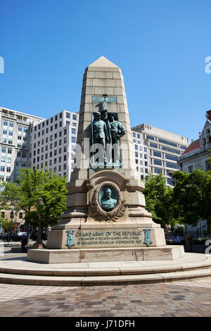 Grande armée de la République memorial Washington DC USA Banque D'Images