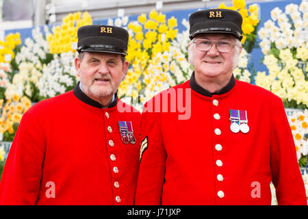 Londres, Royaume-Uni. 22 mai, 2017. Chelsea retraités dans le Grand Pavillon. Appuyez sur Jour à la 2017 RHS Chelsea Flower Show qui ouvre ses portes au public demain. Crédit : Images éclatantes/Alamy Live News Banque D'Images